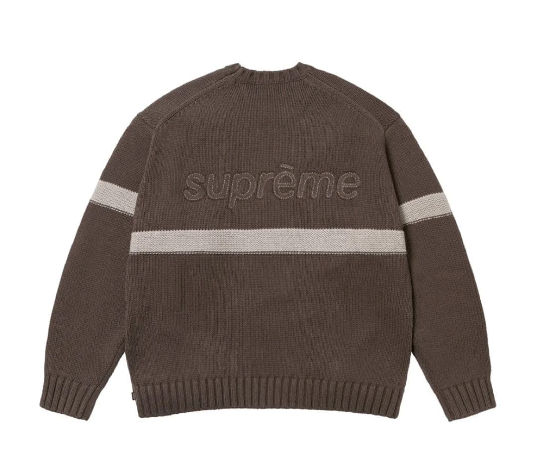 Supreme Tonal Applique Sweater 試着のみ 美品 M