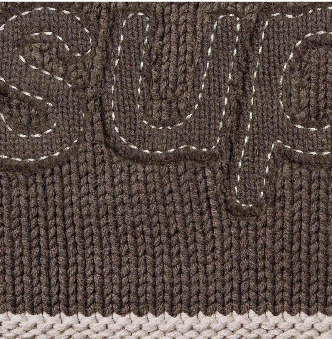 Supreme Tonal Applique Sweater 試着のみ 美品 M