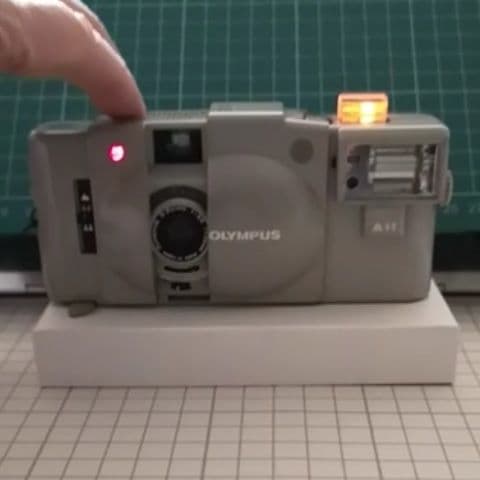 オリンパス ＸＡ２ ＋ Ａ１１ アーバンホワイト 完動品