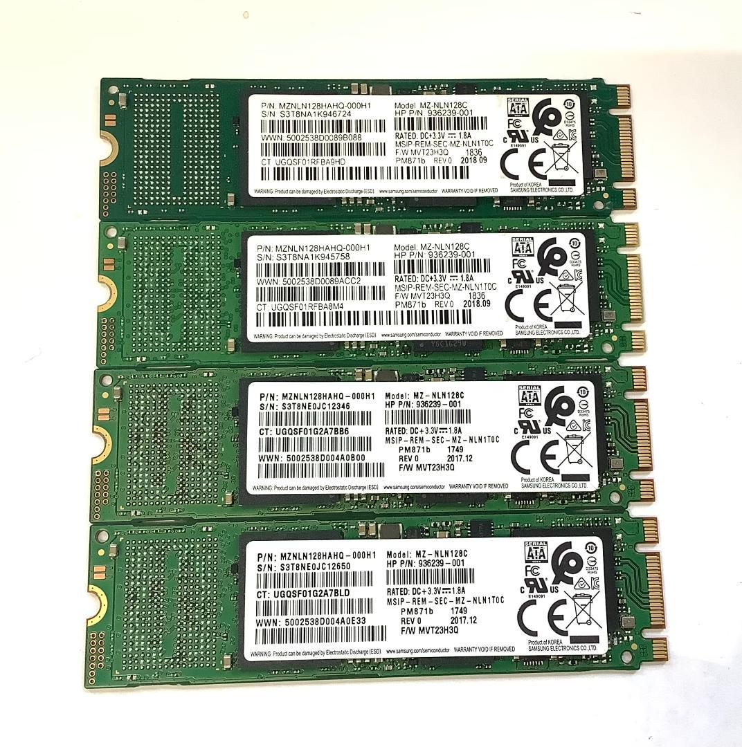 ➁-WA554-SAMSUNG SATA M.2 128GB SSD 4点
