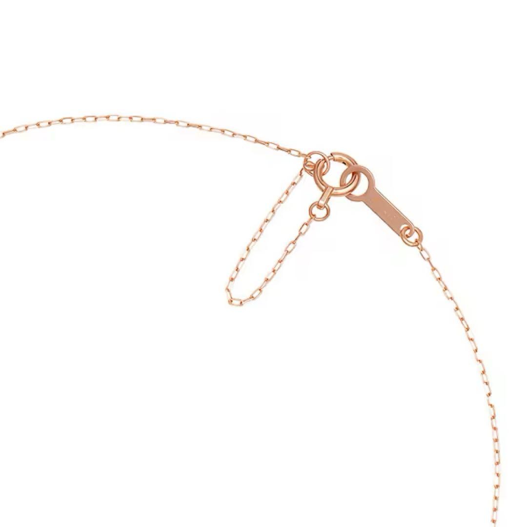 K10 ピンクゴールドネックレス ４℃