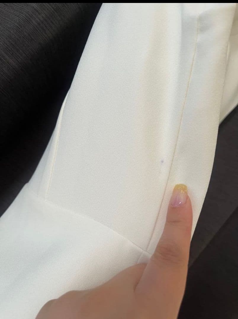 ginza couture S ドレス ノースリーブ Aライン ホワイト