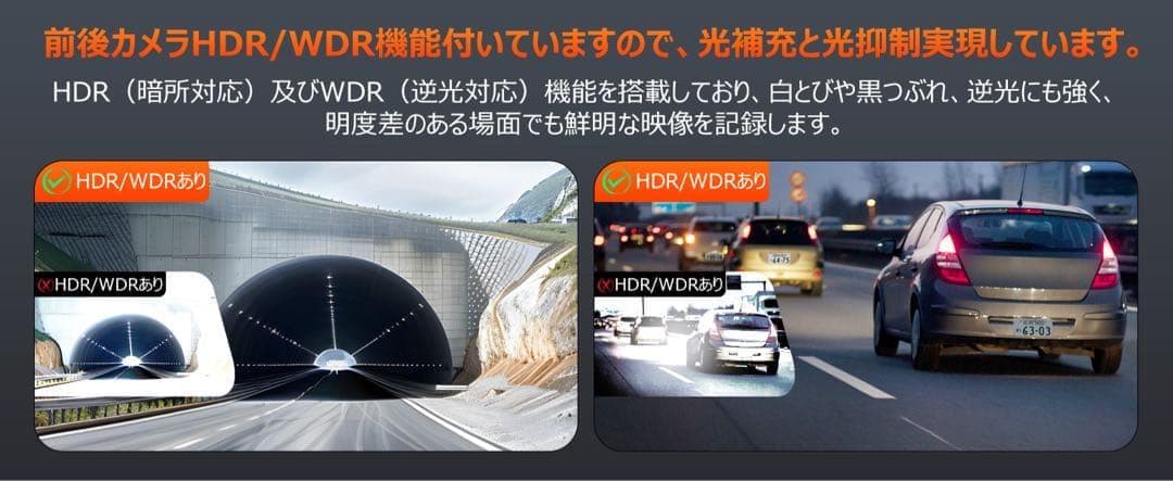 ドライブレコーダー⭕️ミラー型⭕️4K CarPlay AndroidAuto