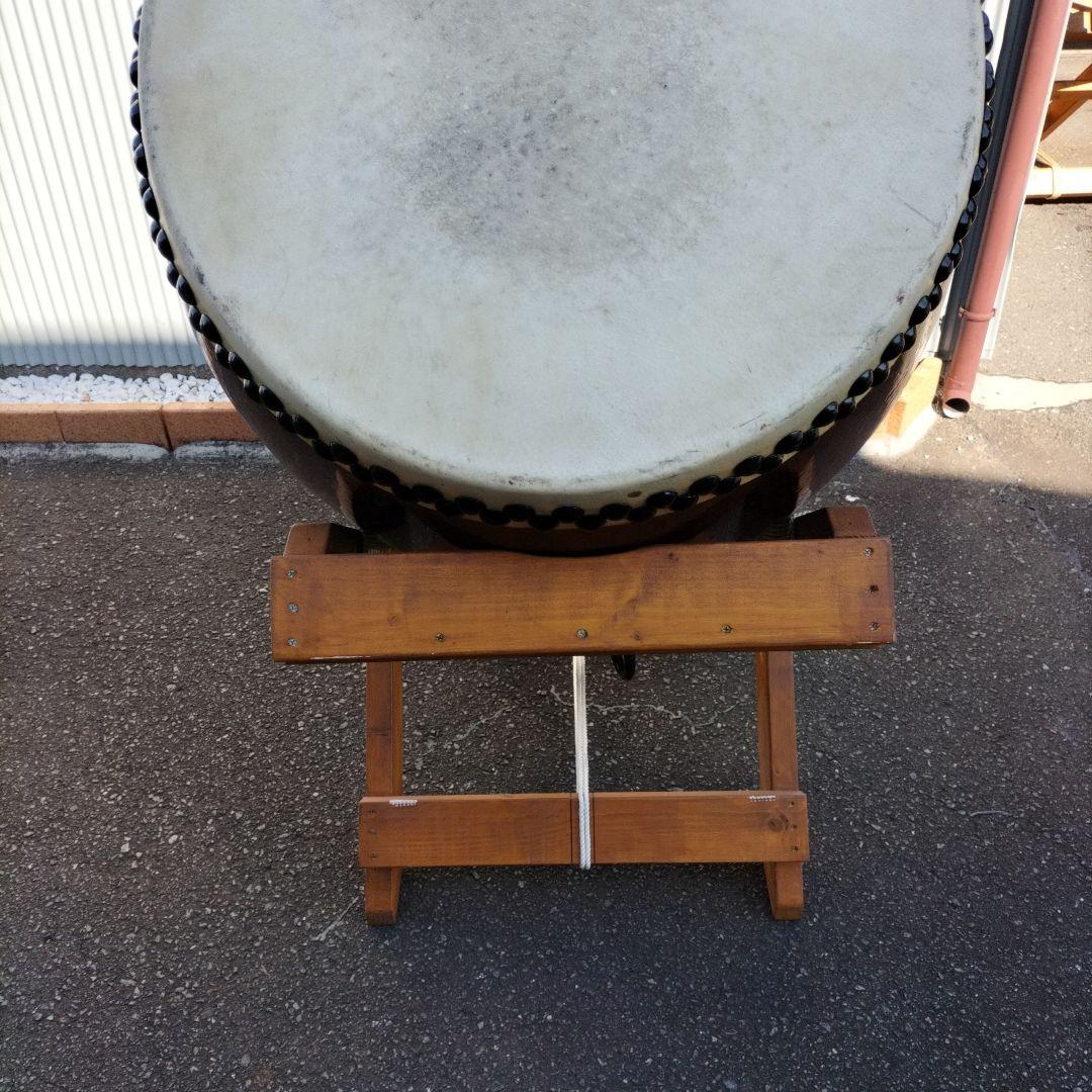 mura様　ご依頼商品　長胴太鼓　桶胴太鼓　斜め打ち太鼓台中古品③