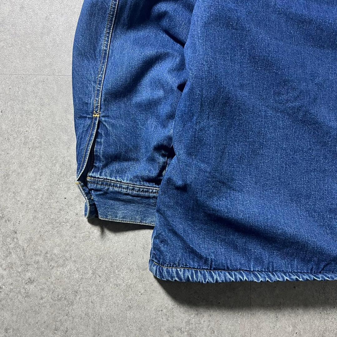 90s OLD GAP デニムボアジャケット L 襟コーズ カバーオール