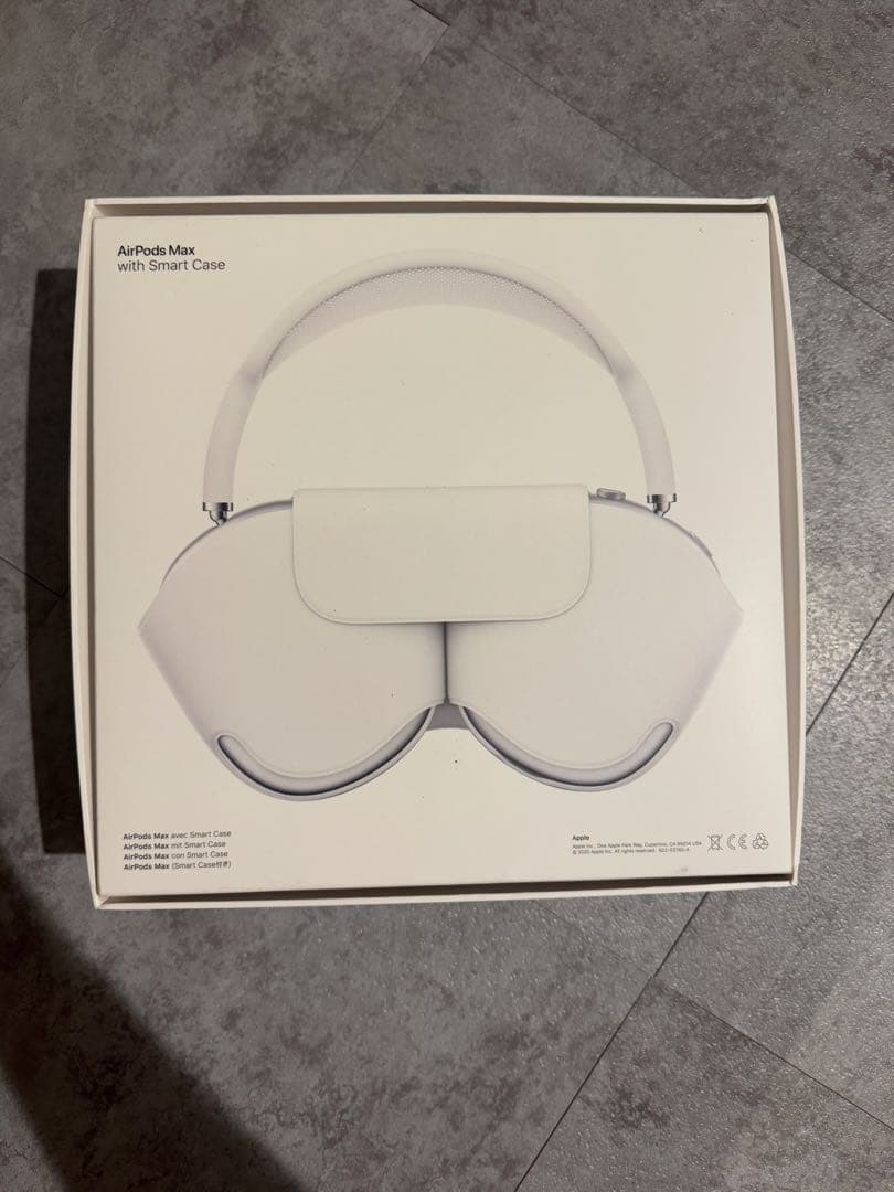 シルバー ワイヤレスヘッドフォン 本体