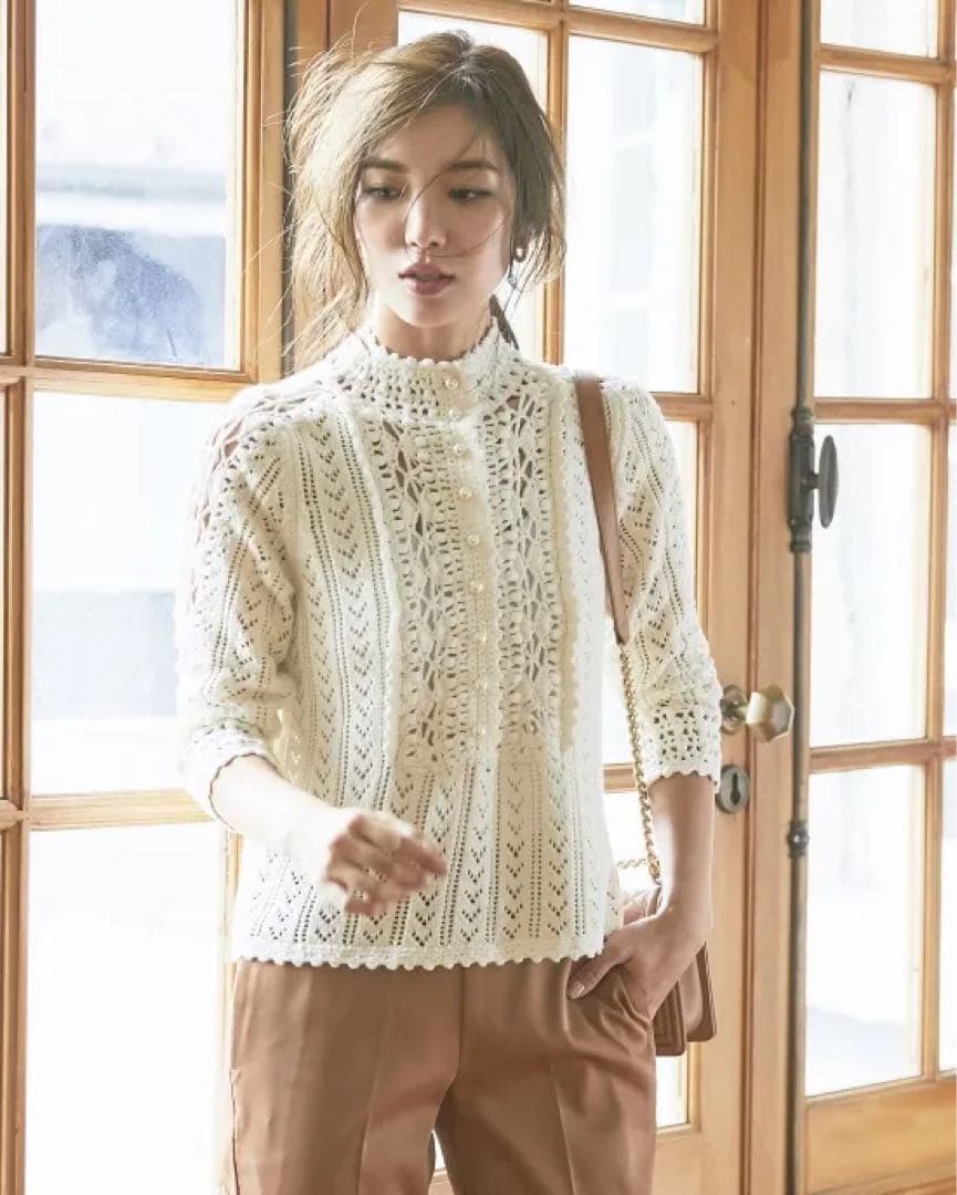 セブンテン　SEVENTEN BY MIHO KAWAHITO レースニット