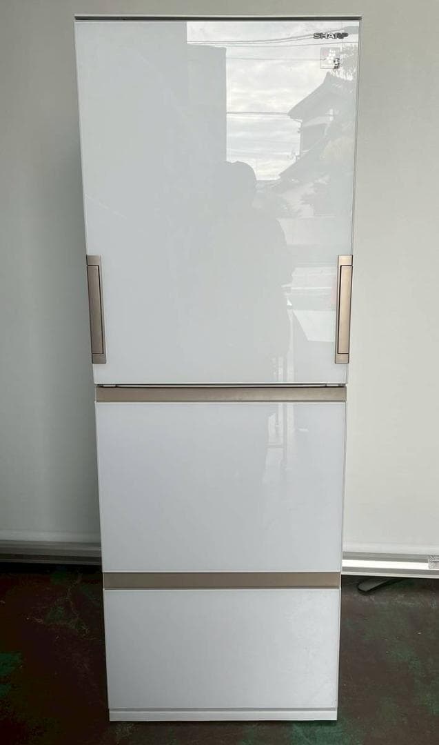 【完動品】SHARP シャープ 冷凍冷蔵庫 SJ-GH35G-W