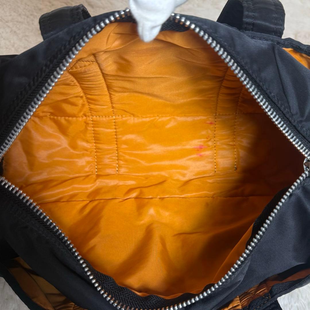 美品　PORTER　ポーター　タンカー　ミニボストンバッグ　Lサイズ　ブラック