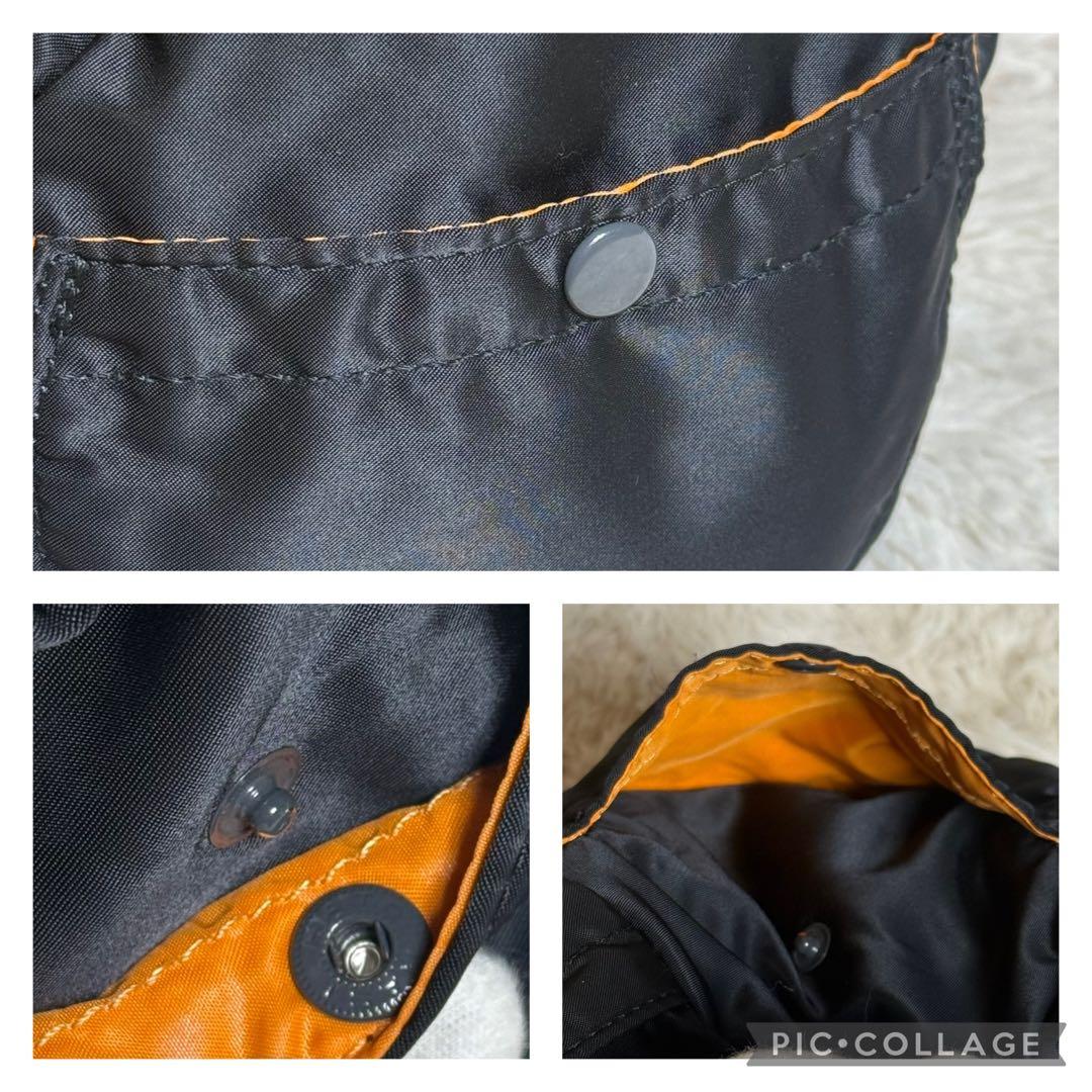 美品　PORTER　ポーター　タンカー　ミニボストンバッグ　Lサイズ　ブラック