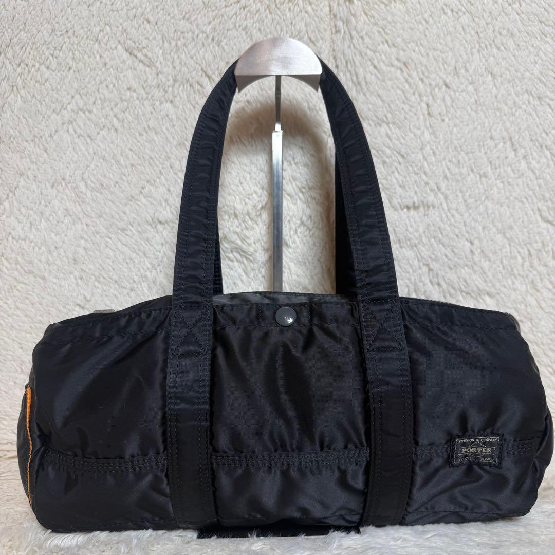 美品　PORTER　ポーター　タンカー　ミニボストンバッグ　Lサイズ　ブラック