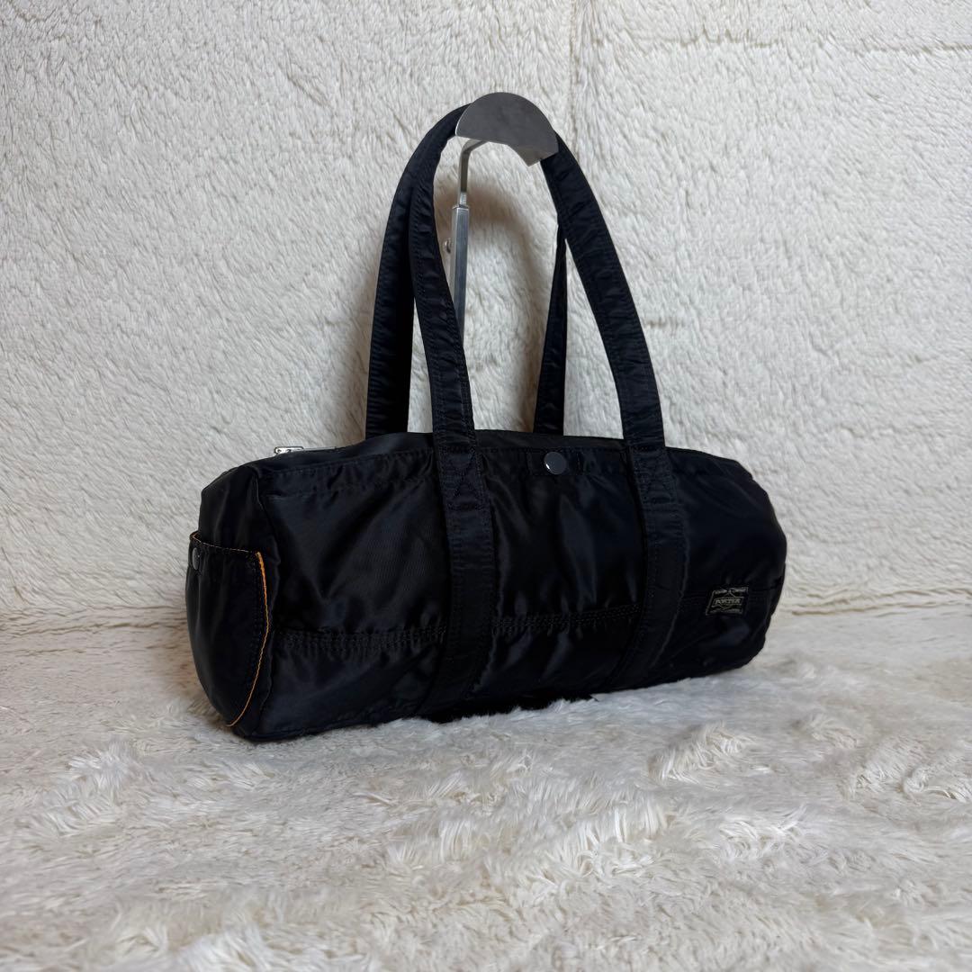 美品　PORTER　ポーター　タンカー　ミニボストンバッグ　Lサイズ　ブラック