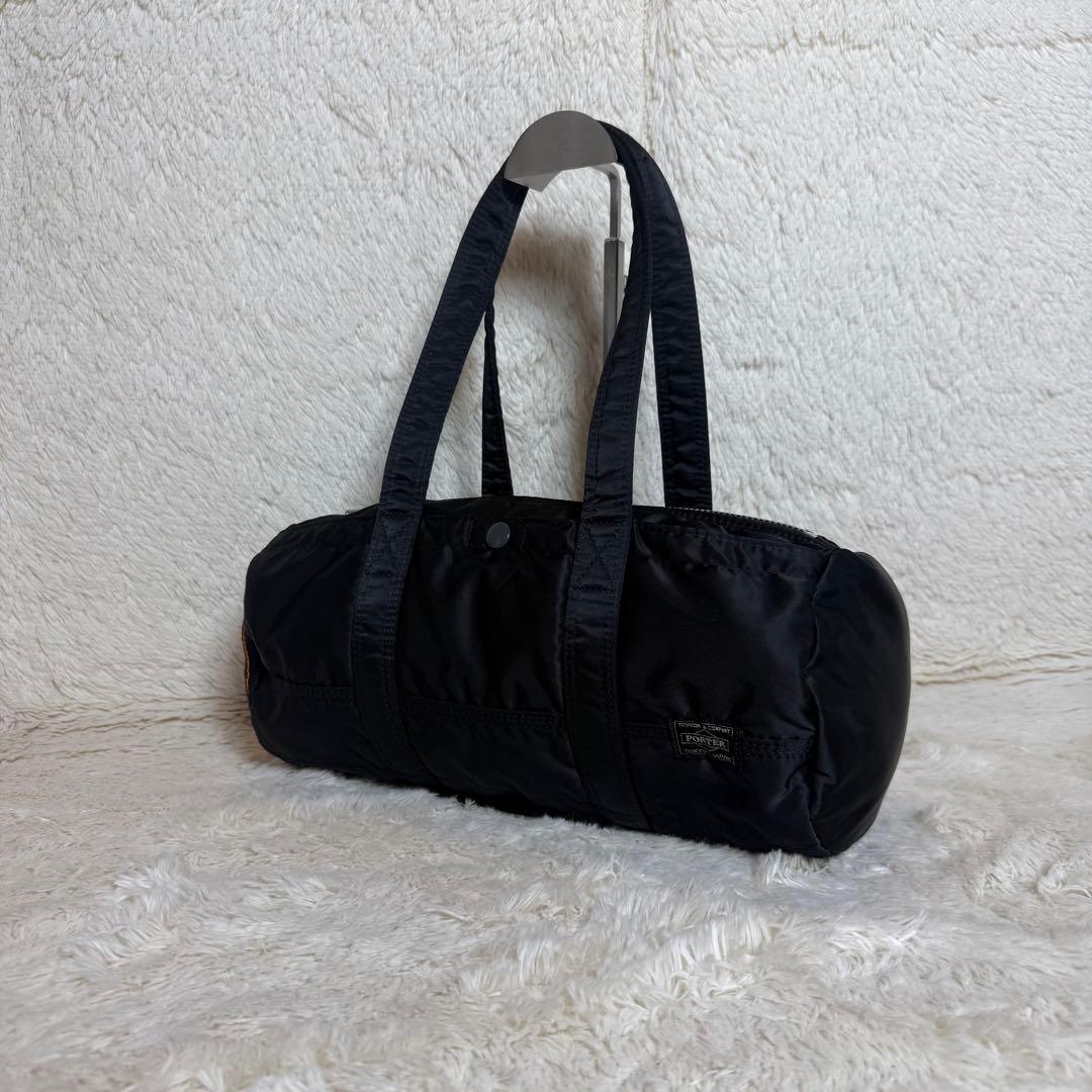 美品　PORTER　ポーター　タンカー　ミニボストンバッグ　Lサイズ　ブラック