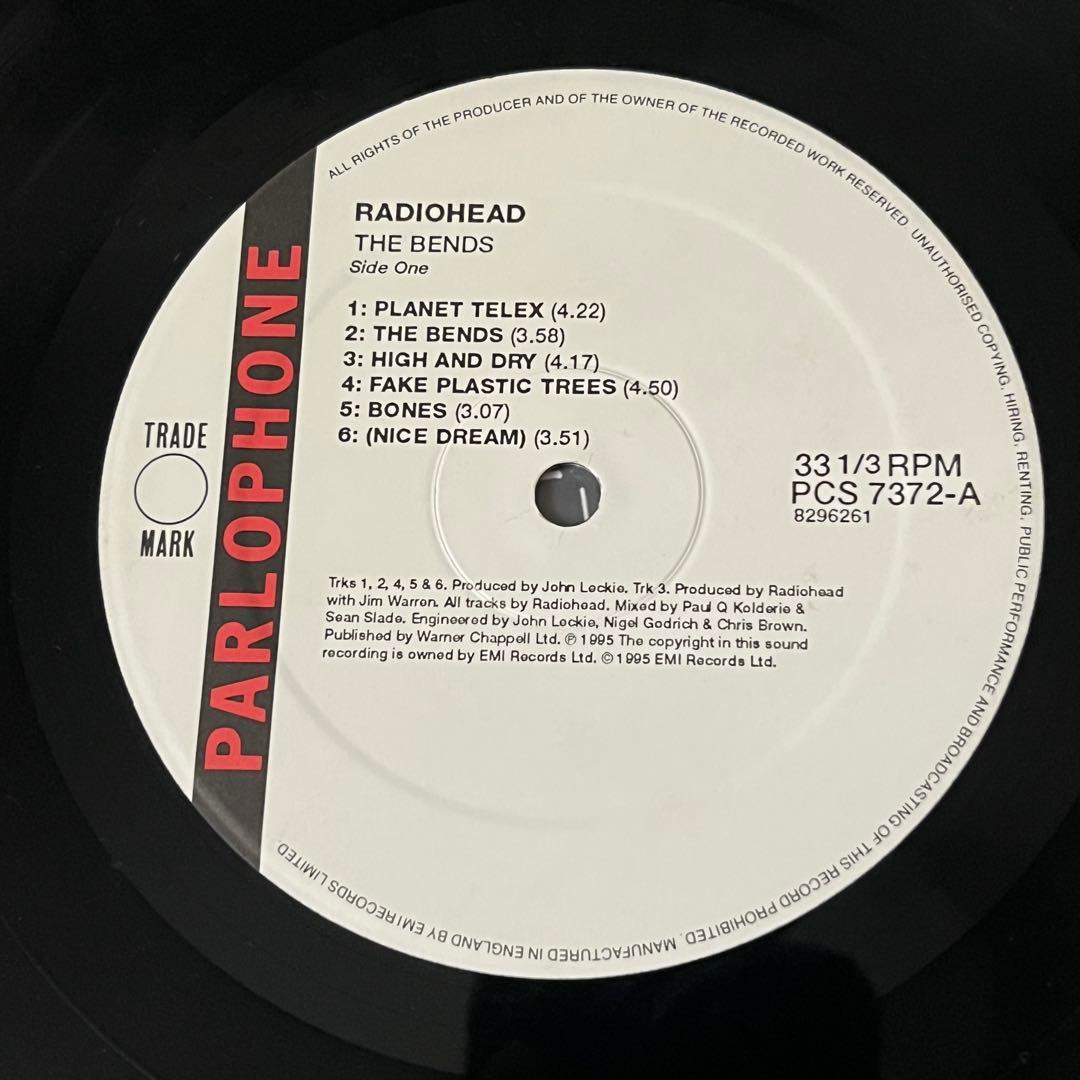 e*奨様 RADIOHEAD アナログ LP レコード THE BENDS