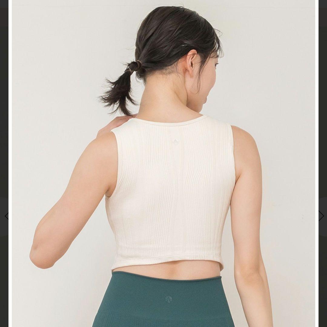 HAKKANおまけ付き♪【新品未使用】ウェーブリブアクティブタンクトップMサイズ