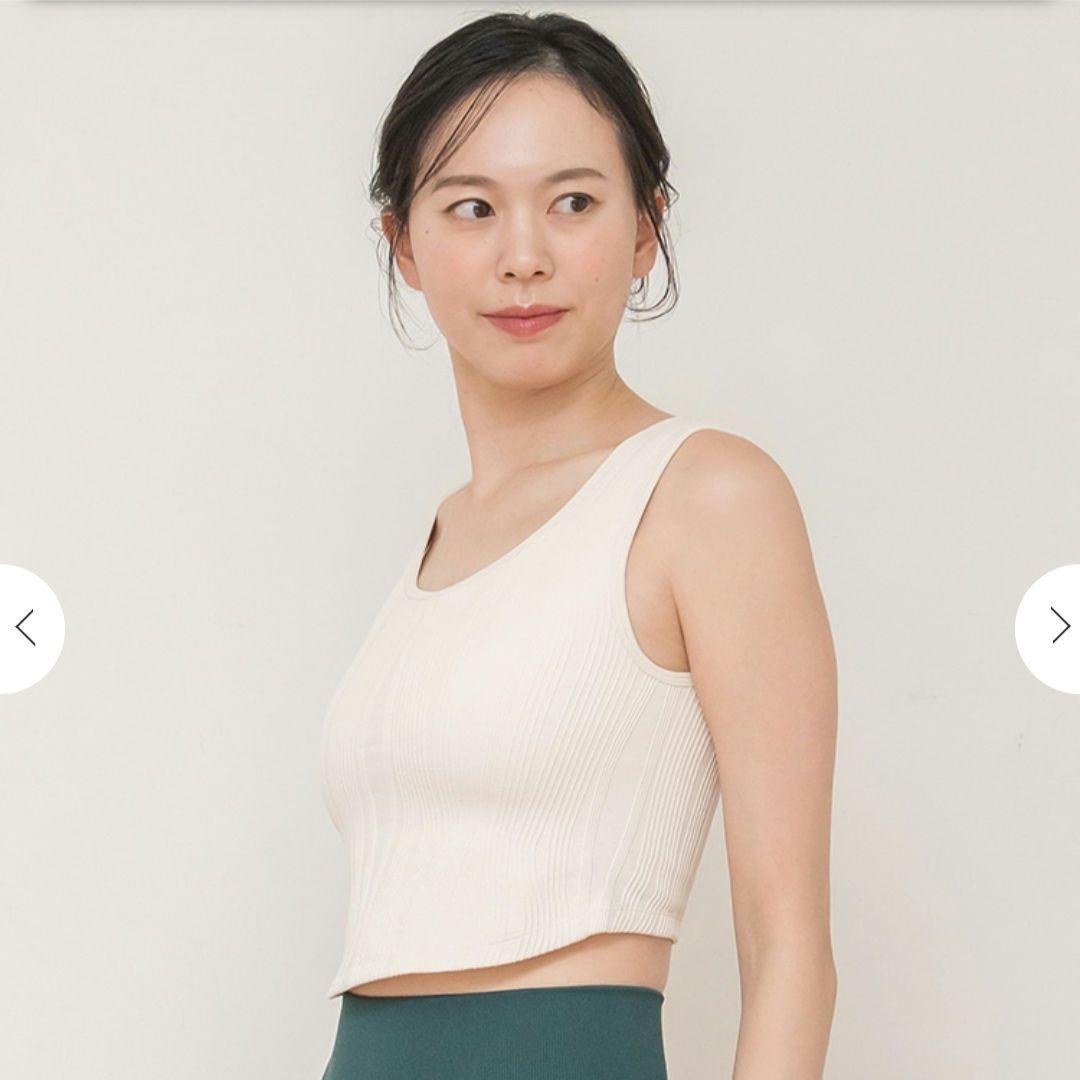 HAKKANおまけ付き♪【新品未使用】ウェーブリブアクティブタンクトップMサイズ