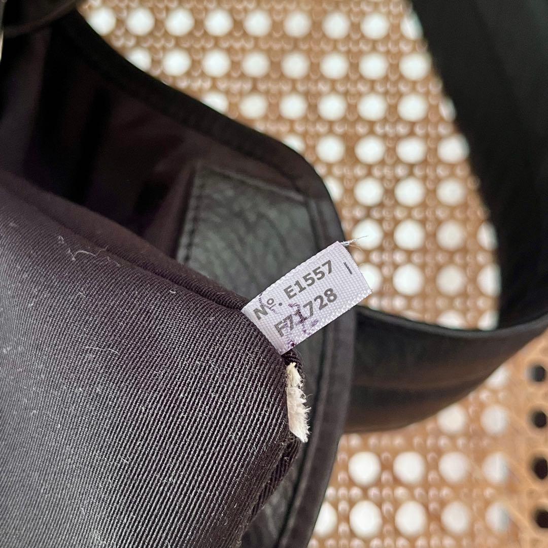 バッグ COACH/Black leather backpack