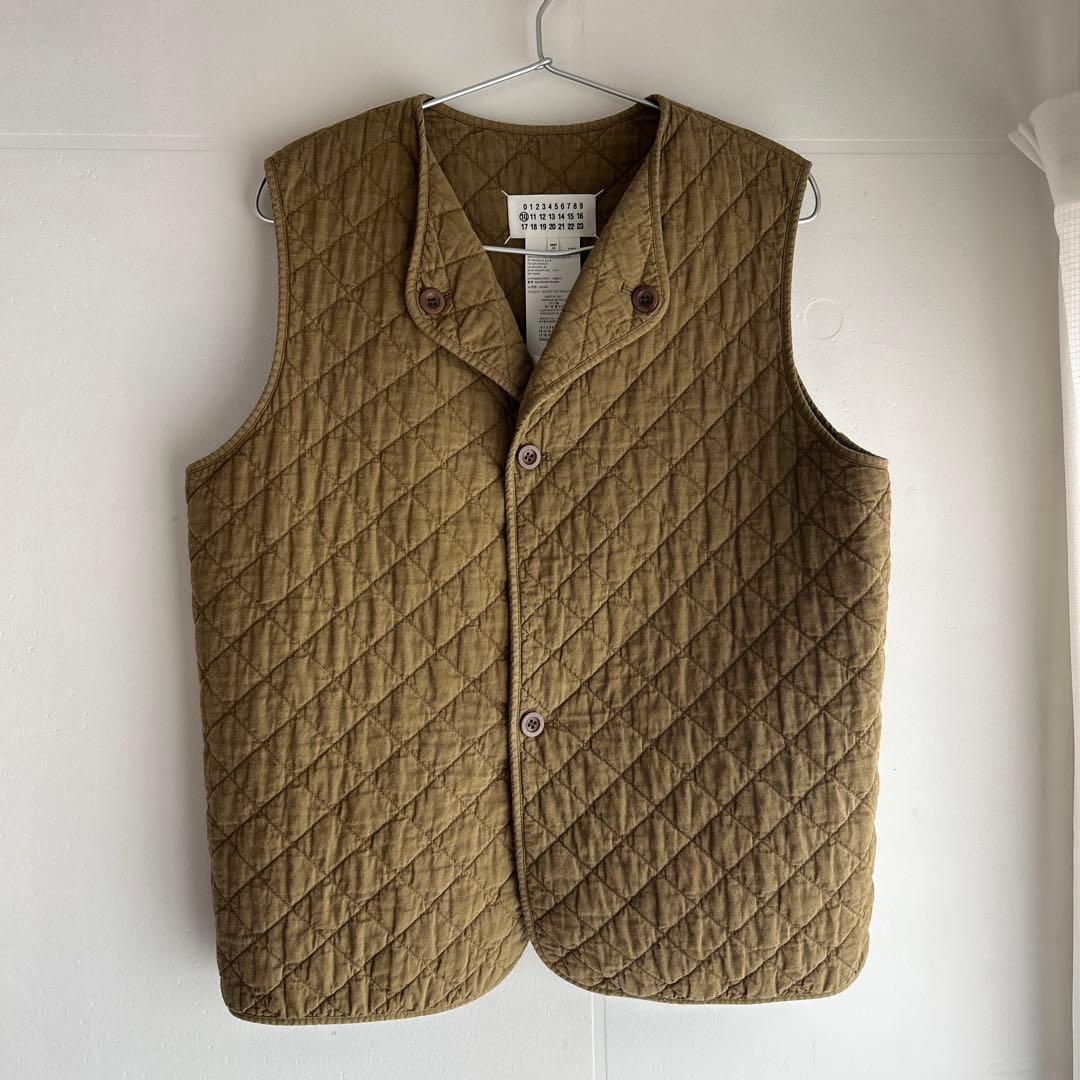 メゾンマルジェラ10 22SS ベスト キルティング ノースリーブ