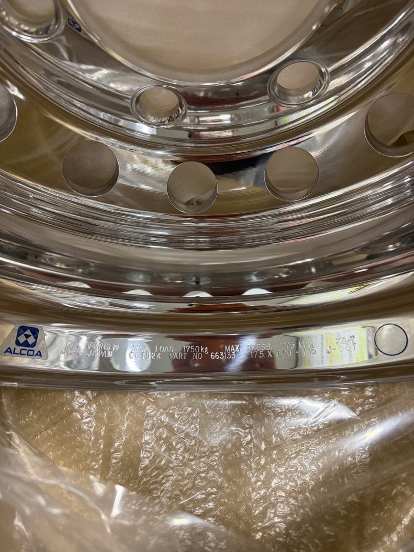 新品　トラック用アルミホイール　アルコア