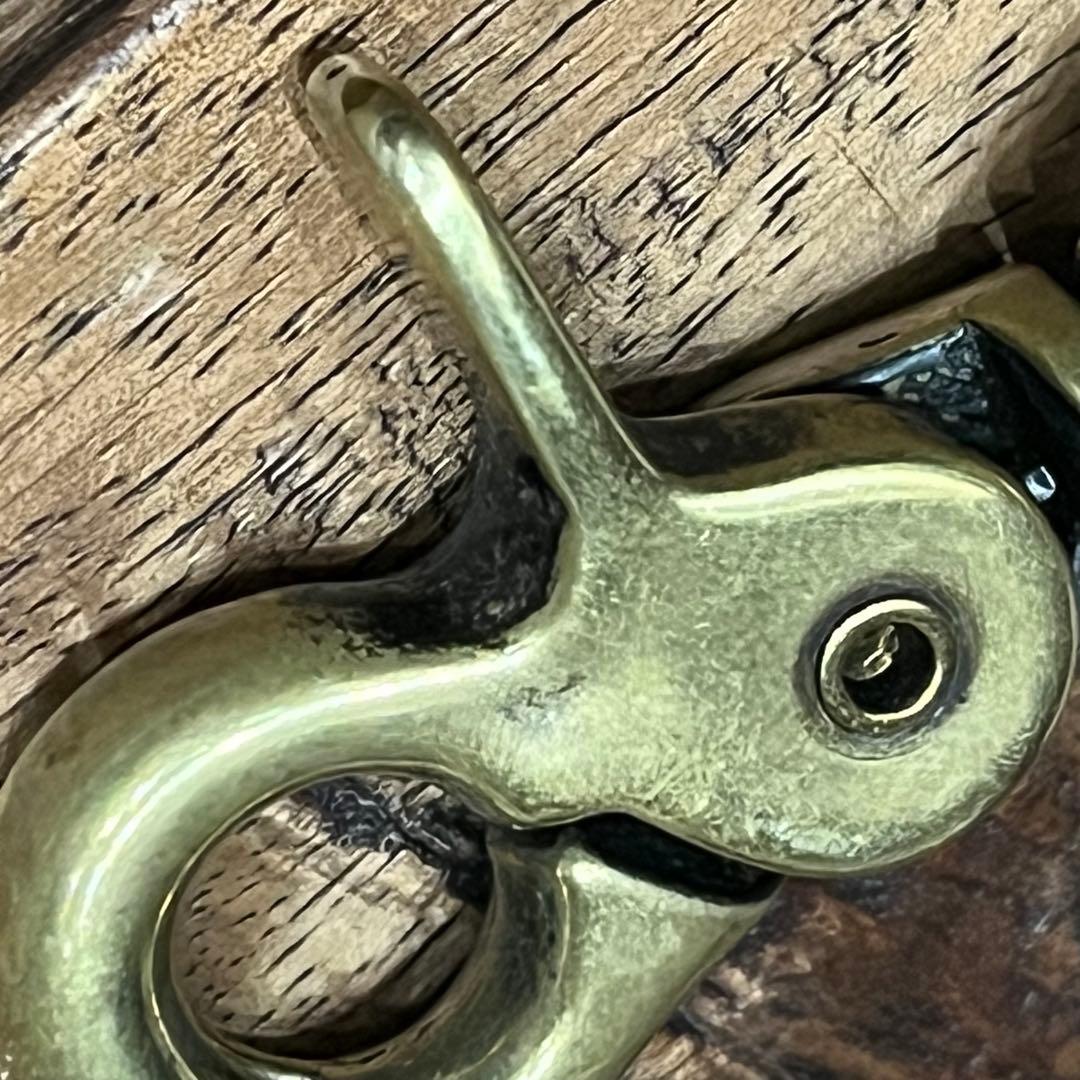 Molliveモリーヴ　真鍮(ブラス)×シルバー　ウォレットチェーン