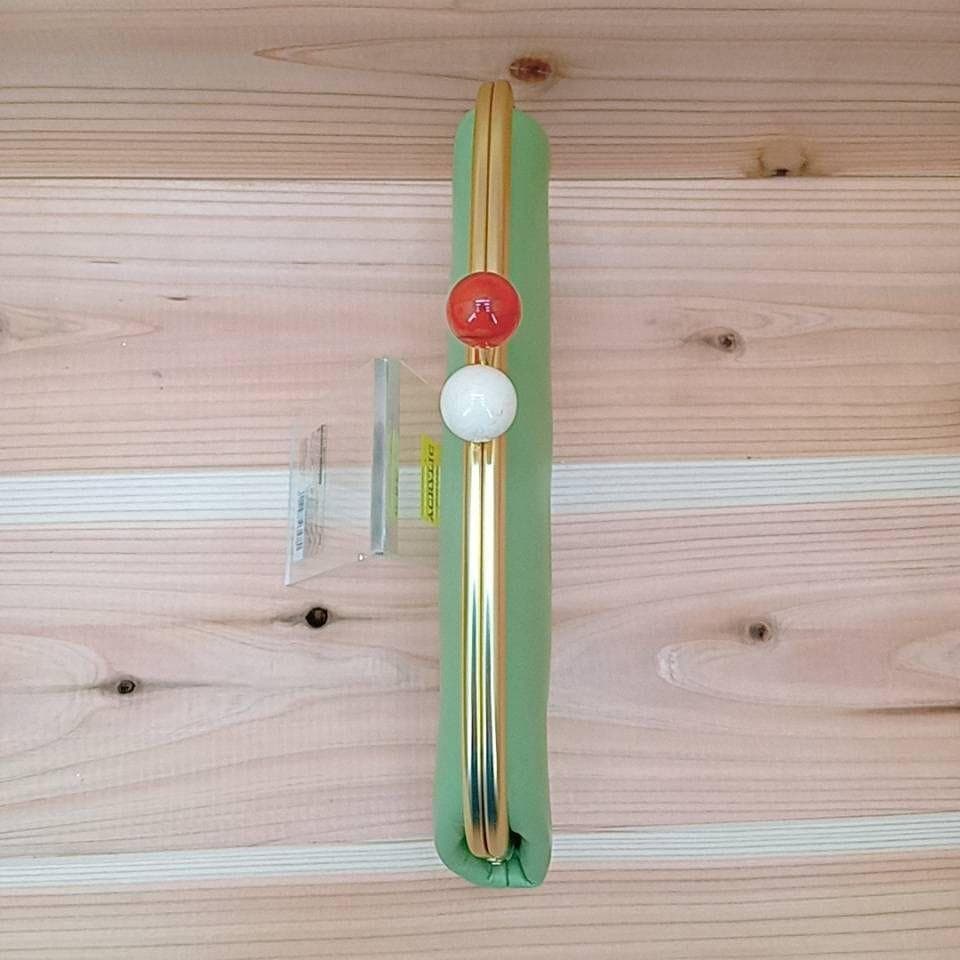 未使用　大きめ　がま口　長財布　レディース　ピンク　ズッケロフィラート　小銭