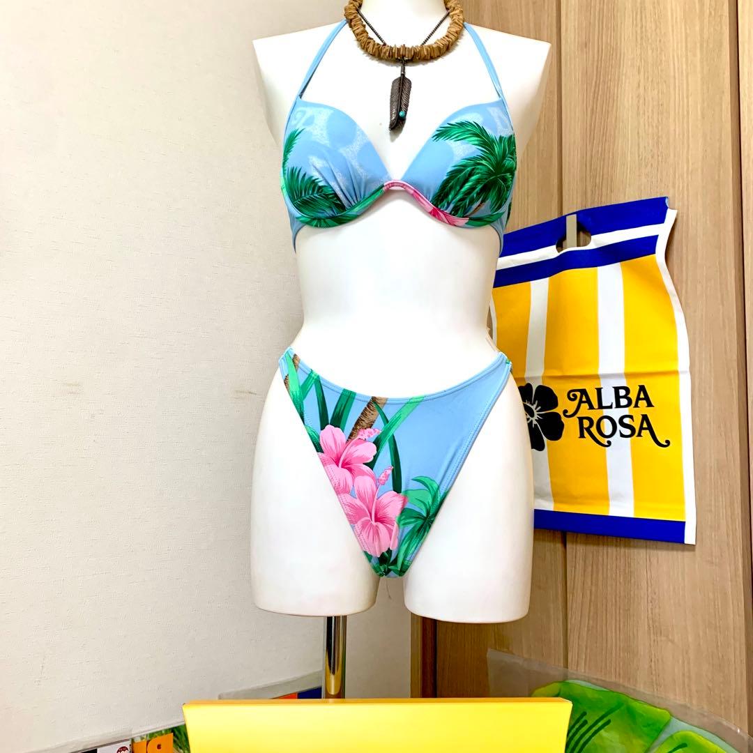 【スーパーレア！】アルバローザ　水着　ヤシ柄　★当時物！