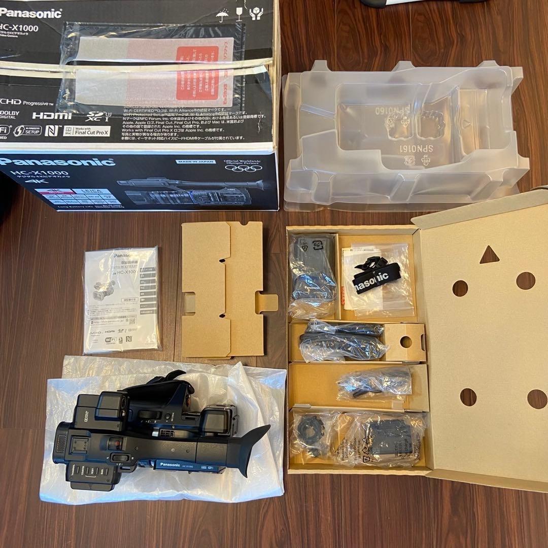 Panasonic HC-X1000 4K ビデオカメラ ほぼ新品 4959