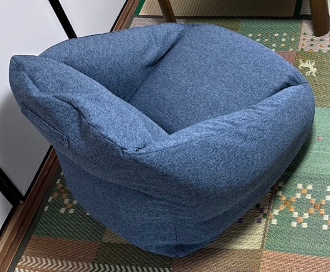 無印良品【空気でできたソファ ネイビー】
