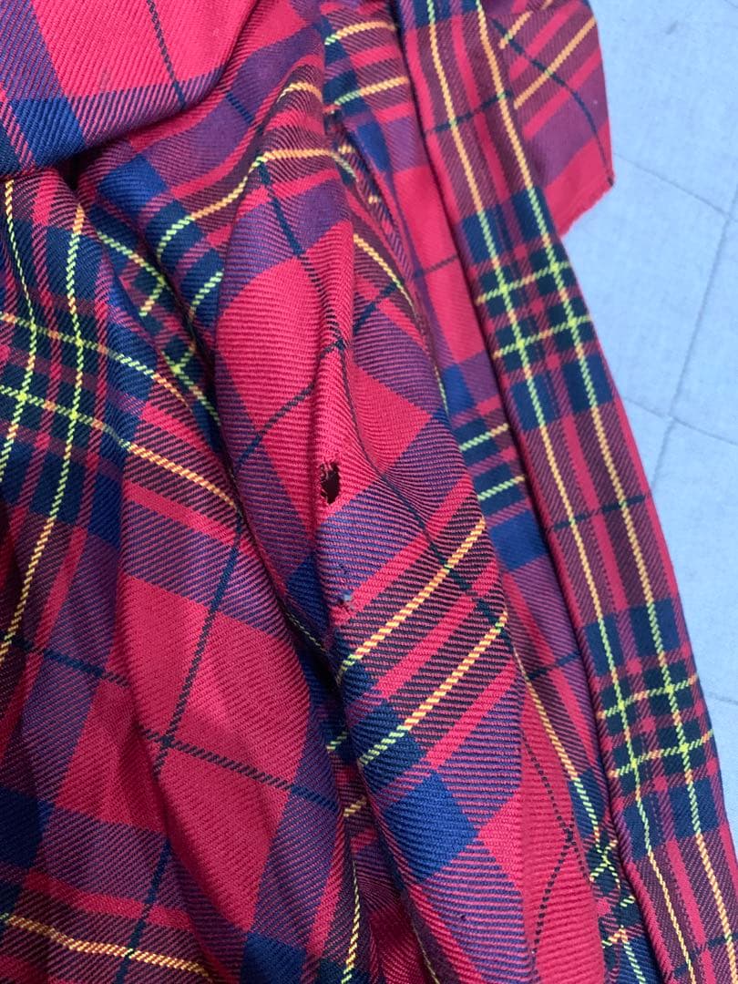 コムデギャルソン　変形　チェックパンツ　2005年