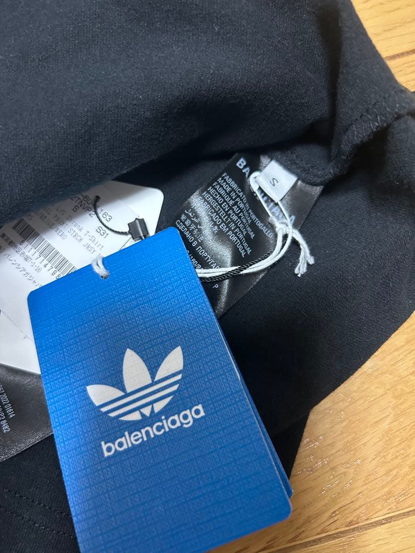 バレンシアガ ブラック 長袖 Tシャツ