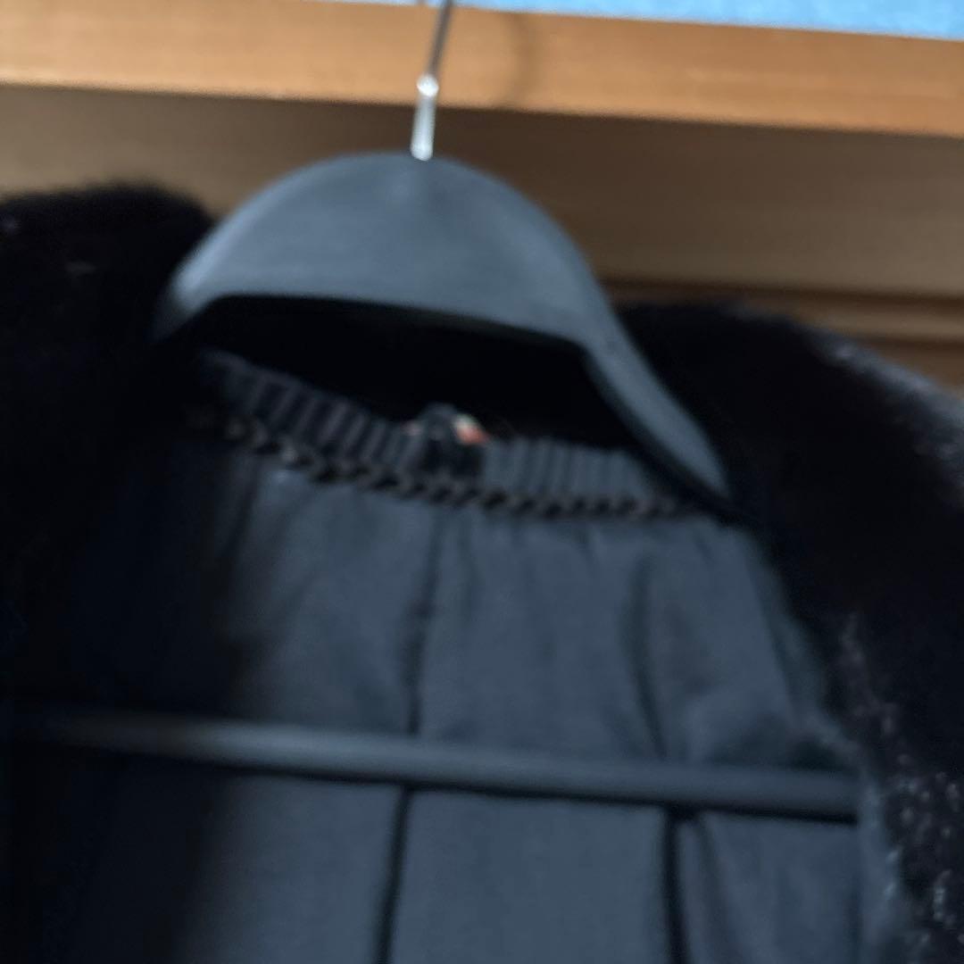 SAGA MINK 黒 （少しこげ茶）ミンクファーコート