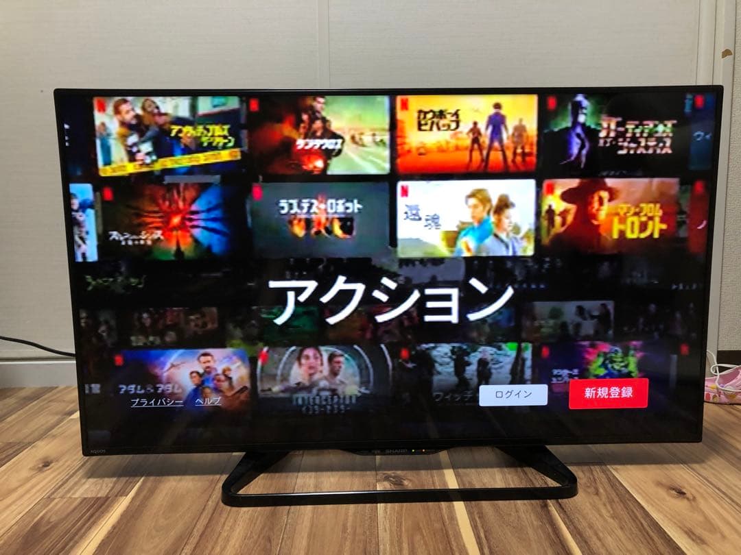 シャープ 40V型液晶テレビ AQUOS LC-40W35 2016年製