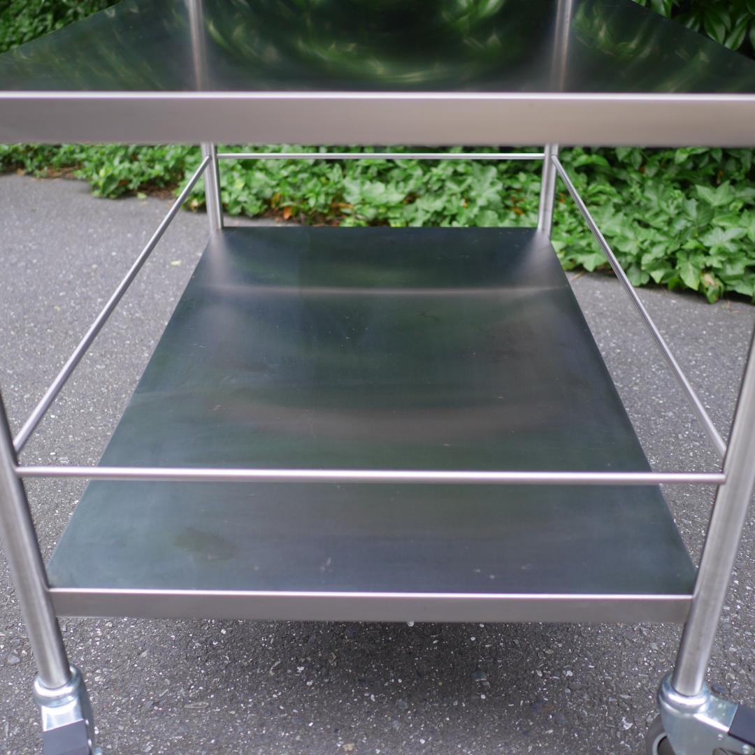 IKEA イケア FLYTTA フリッタ キャスター付 ステンレスキッチンワゴン