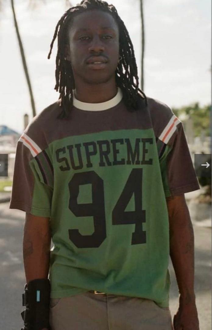 Supreme 94 シャツ Lサイズ オリーブグリーン