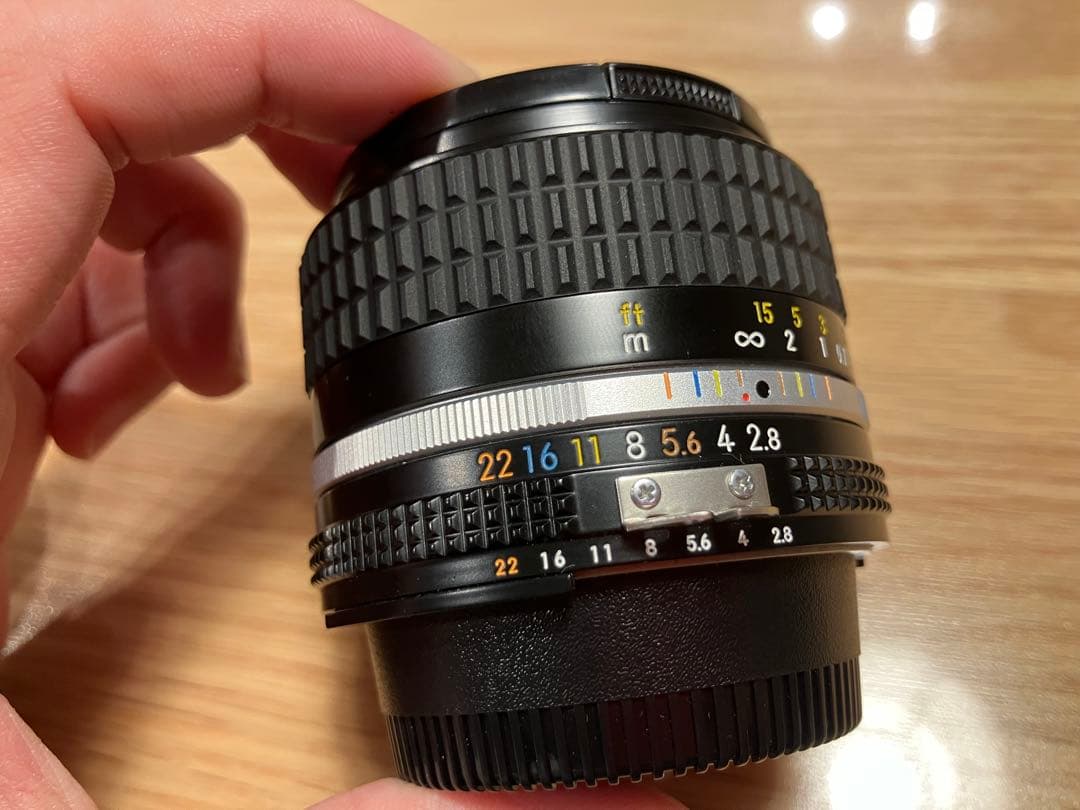 【美品】Nikon AI-S Nikkor 28mm f2.8&マウントアダプタ