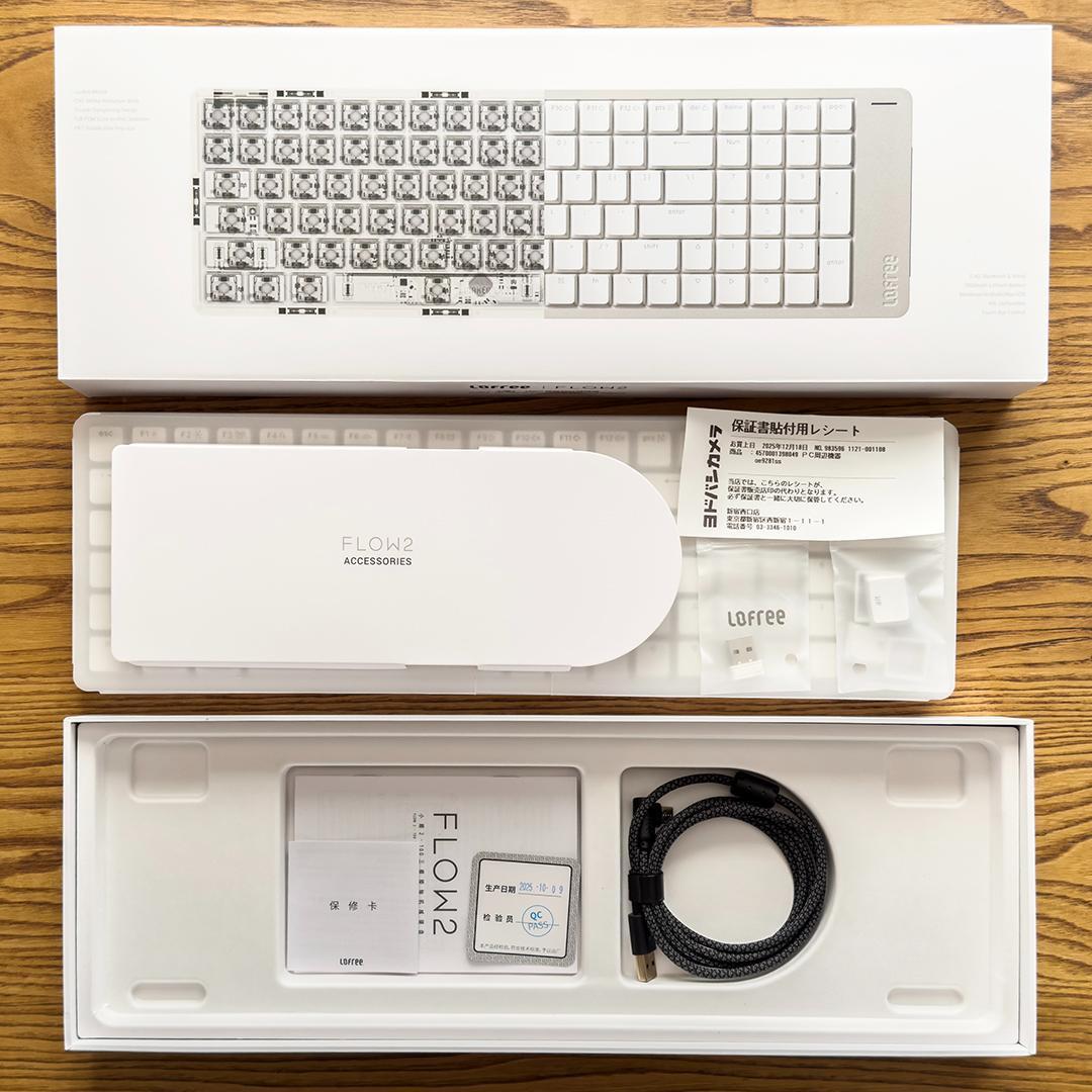 【ほぼ未使用】LOFREE Flow2 100 US配列　Surfer