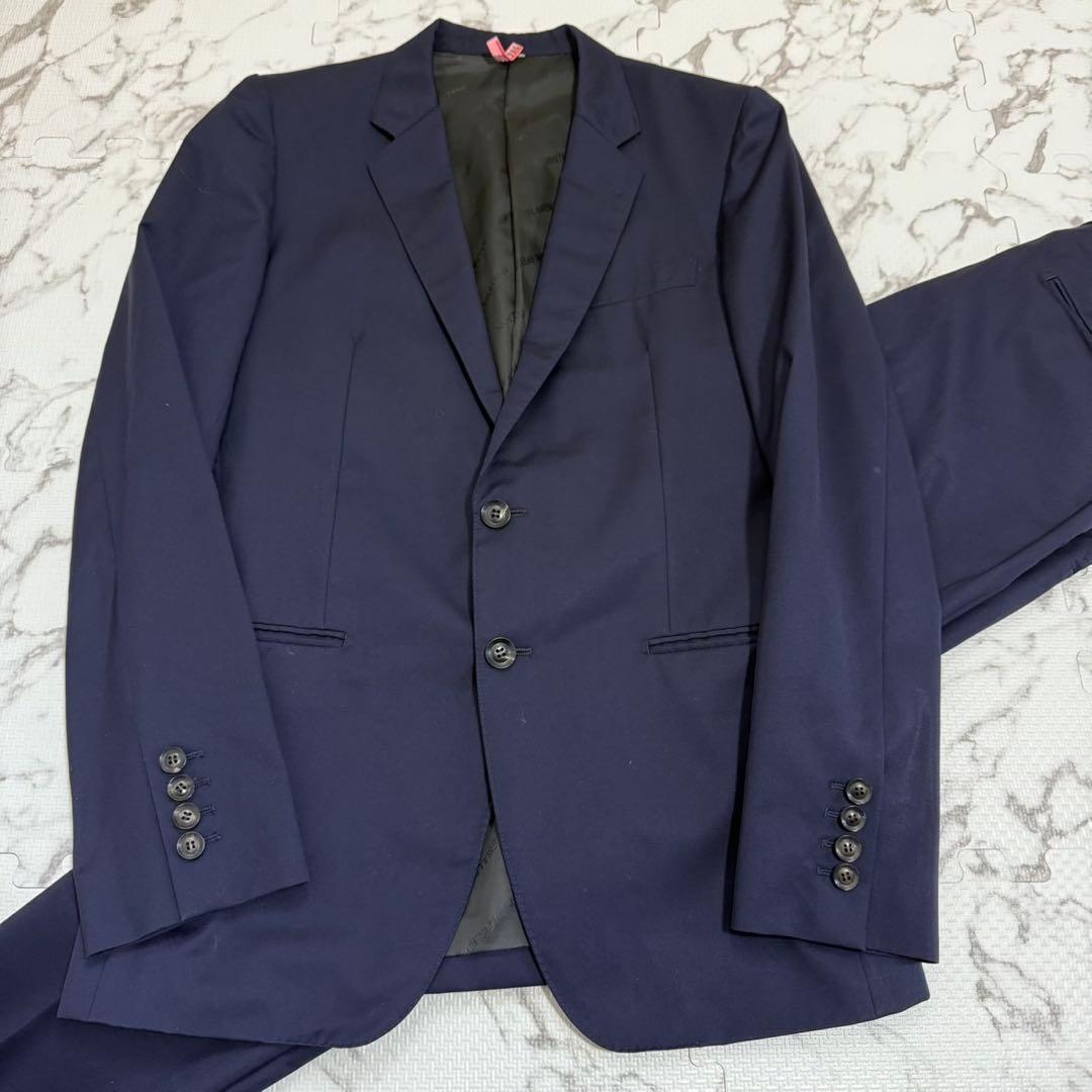 美品　ジョンローレンスサリバン　スーツ　セットアップ　ネイビー