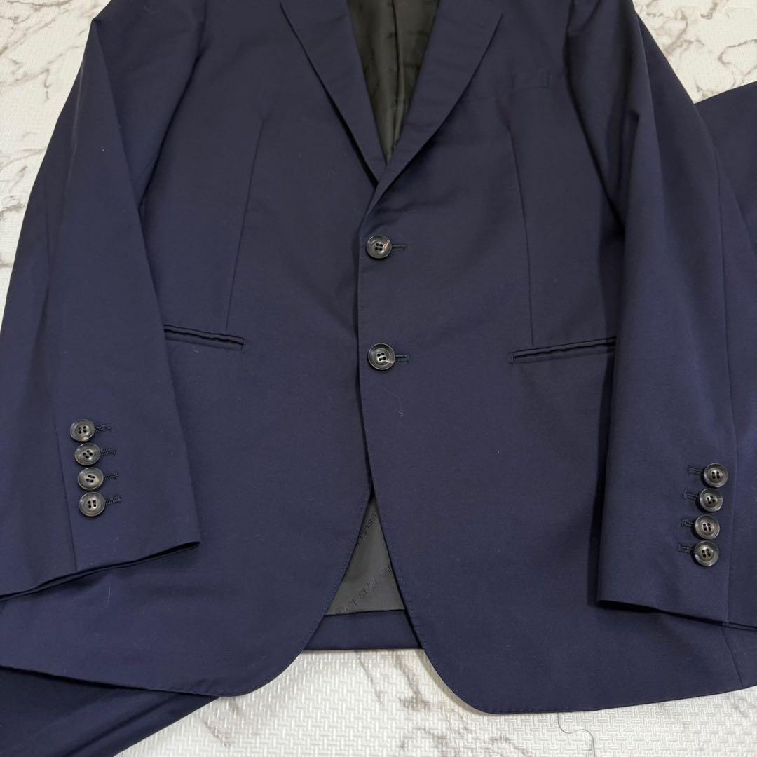 美品　ジョンローレンスサリバン　スーツ　セットアップ　ネイビー