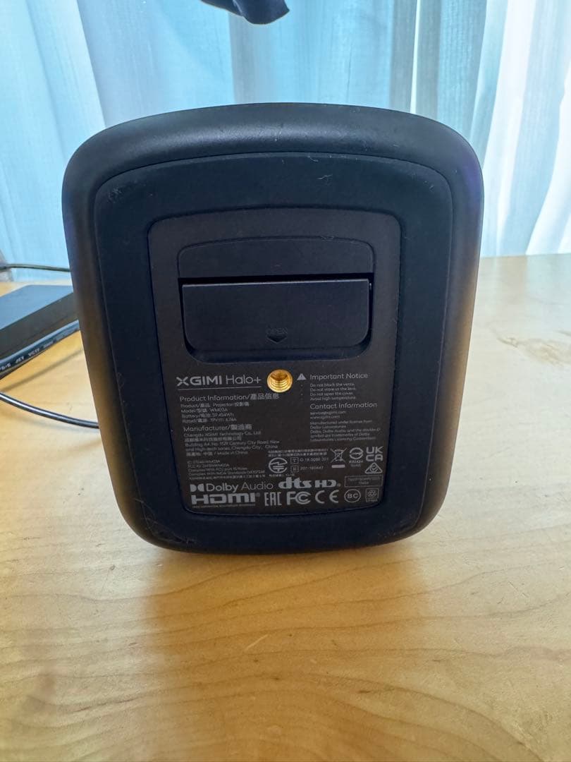 XGIMI halo+コンパクトプロジェクター HDMI USB