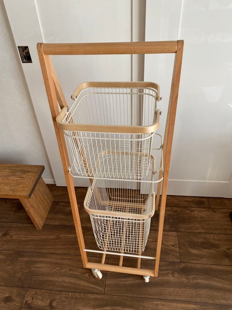 Hinata Life キャリーバスケットワゴンL