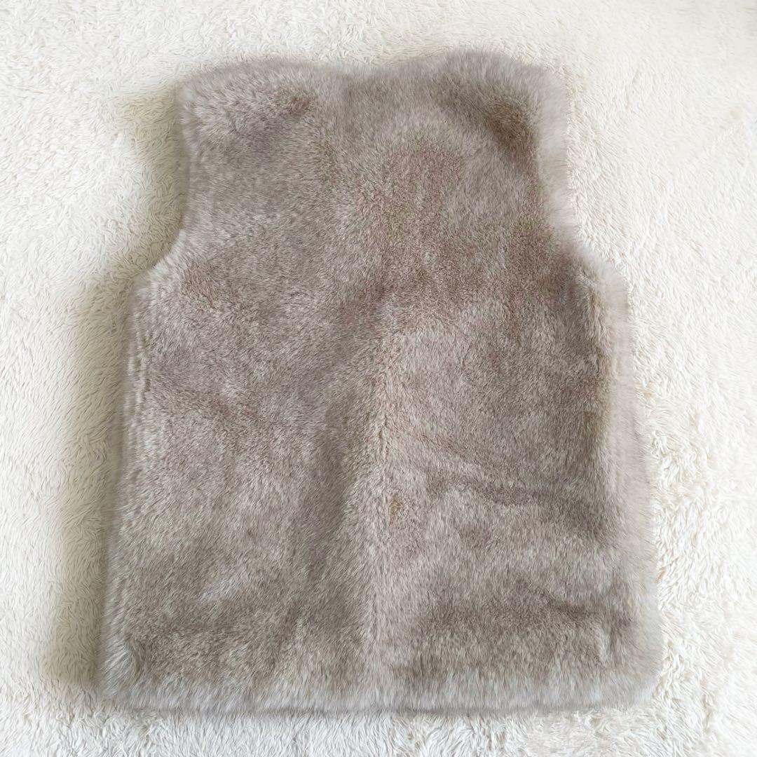 1148i 様　24AW 定価3万　ルージュヴィフ　エコファーベスト　ジレ