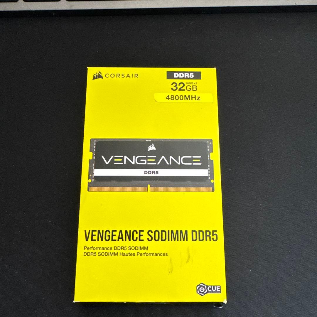 【未使用】CORSAIR VENGEANCE SODIMM DDR5 32GB