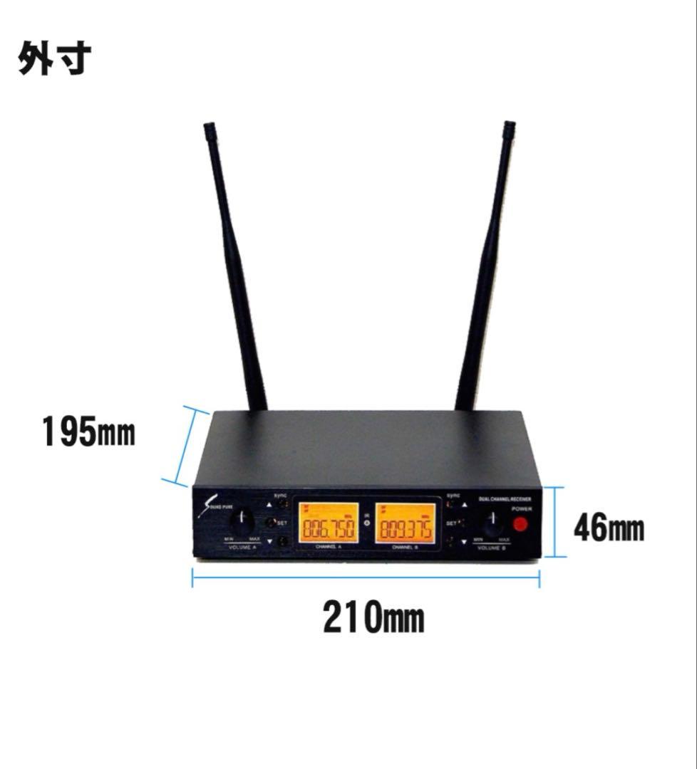 【新品未使用】SoundPureワイヤレスマイクセット(2本＋受信機付属品完備）