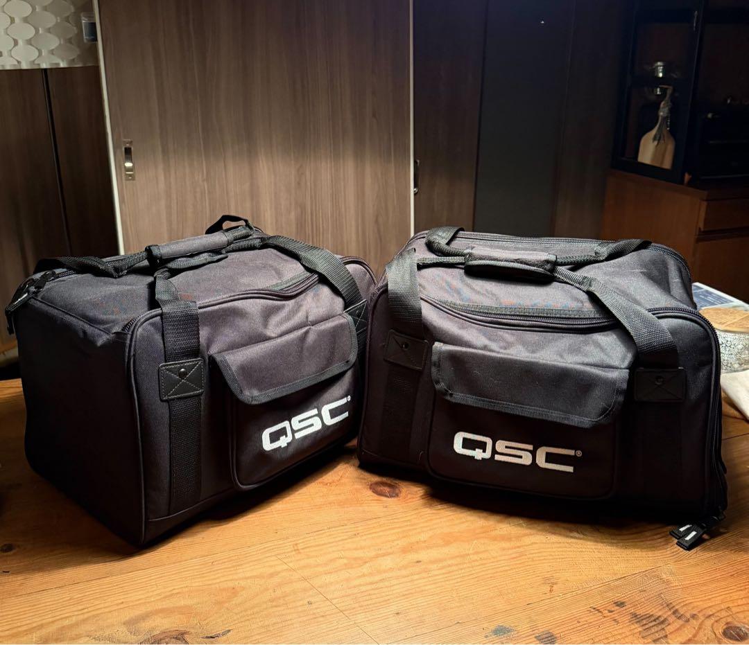 QSC CP8 パワードスピーカー 2台セット＋純正ソフトケース