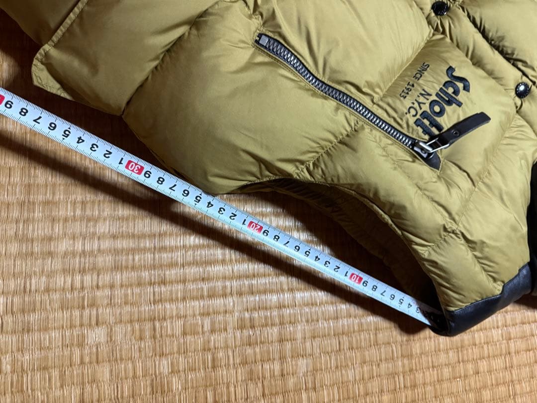 Schott Bros. ダウンベスト オリーブ