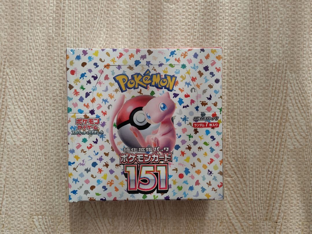 ポケモンカード　151　BOX　未開封BOX　シュリンク付き