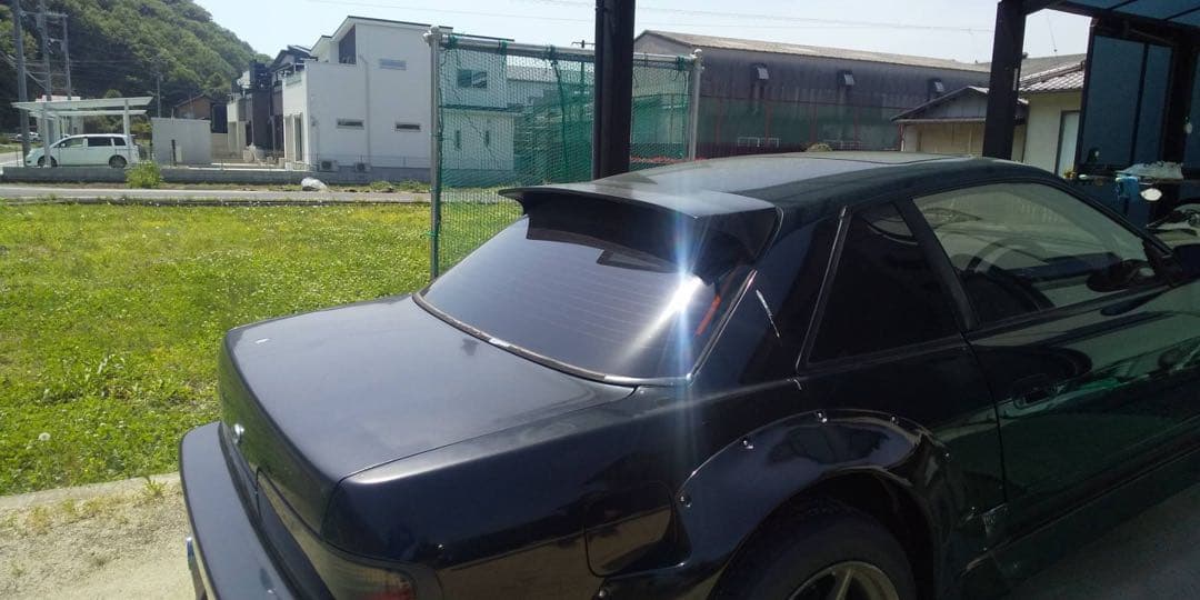 S13 シルビア ロング ルーフスポイラー 新品 黒色 値引き不可 PS13