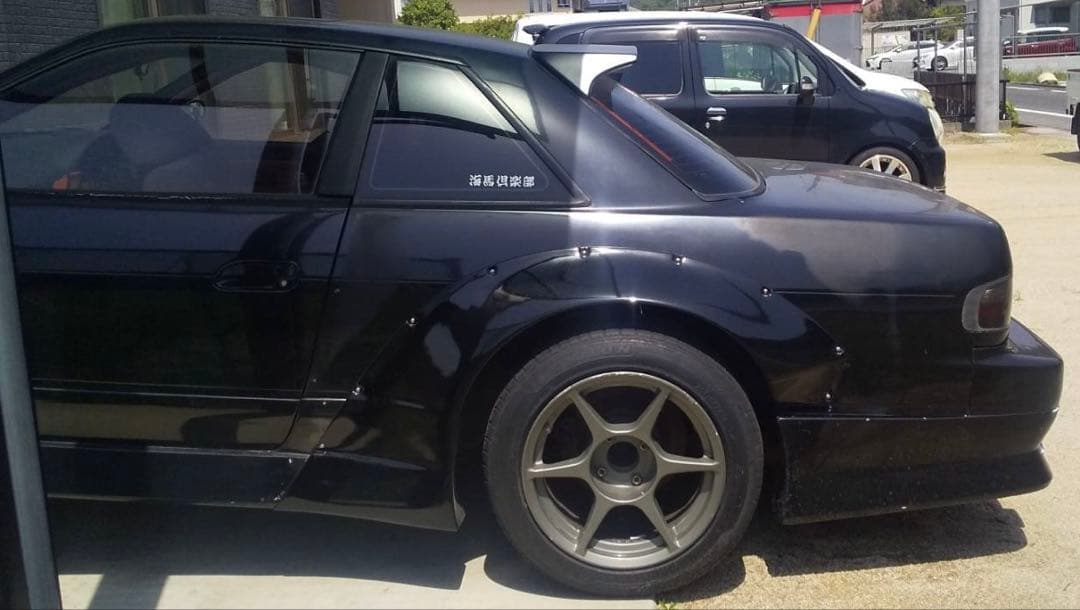 S13 シルビア ロング ルーフスポイラー 新品 黒色 値引き不可 PS13