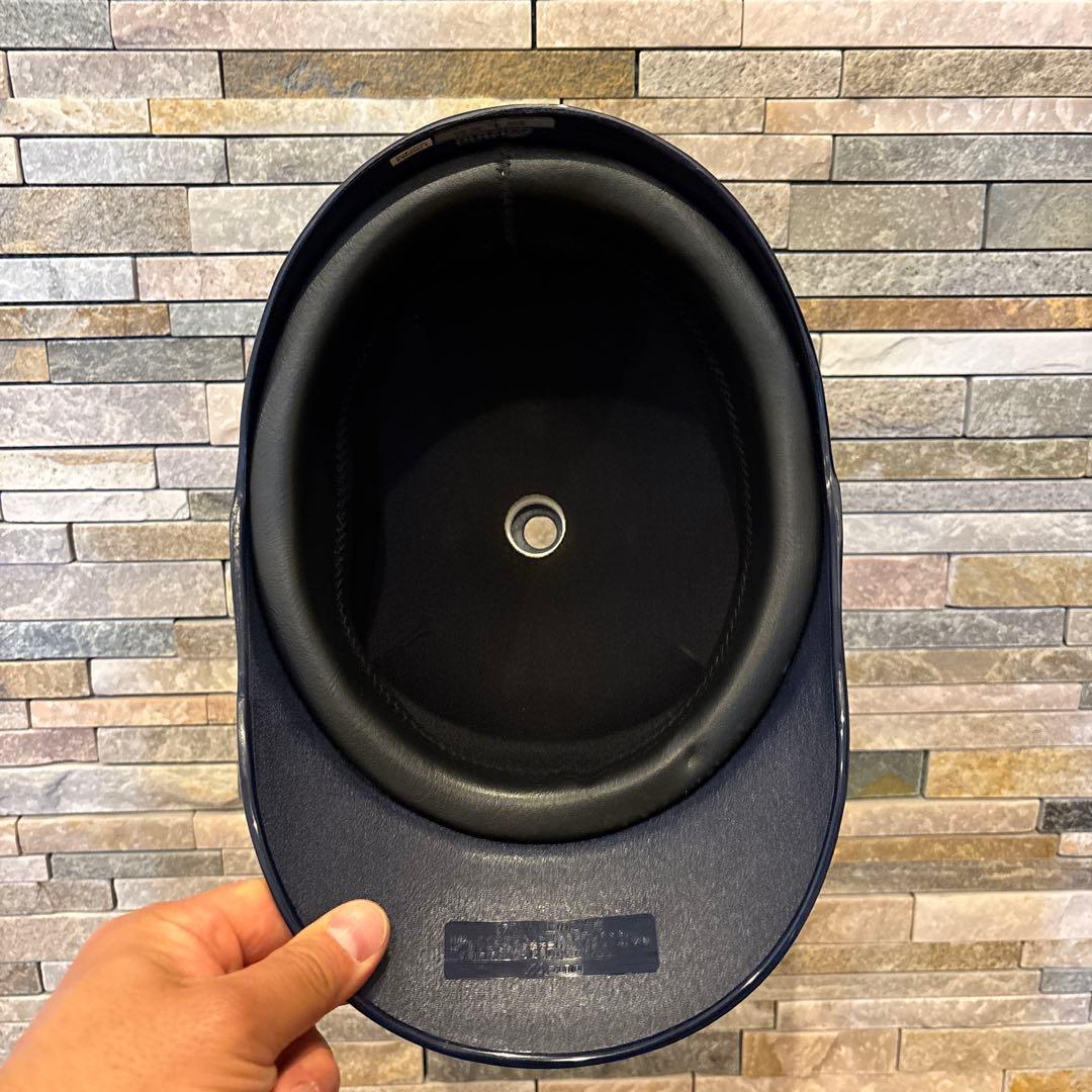 【早い者勝ち】キャッチャー用ヘルメット 硬式　ネイビー　ミズノ