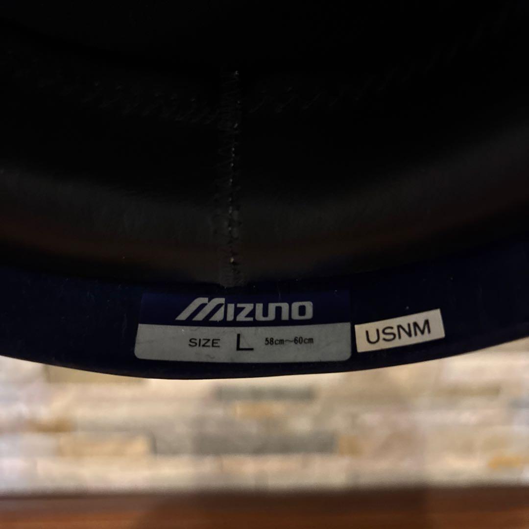 【早い者勝ち】キャッチャー用ヘルメット 硬式　ネイビー　ミズノ